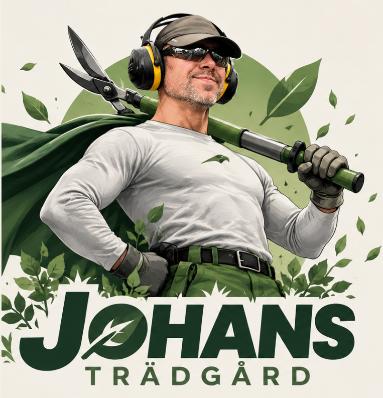 Johan som trädgårdsmästare och superhjälte